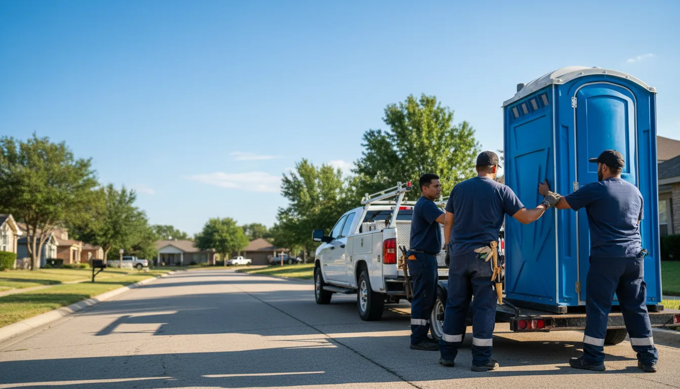 Portable Toilet Rental in Calera, OK near me